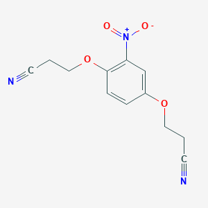 3-[4-(2-Cyanoethoxy)-2-nitrophenoxy]propanenitrile