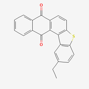 5-Ethyl-9-thiapentacyclo[11.8.0.0(2,10).0(3,8).0(15,20)]henicosa-1(13),2(10),3(8),4,6,11,15(20),16,18-nonaene-14,21-dione