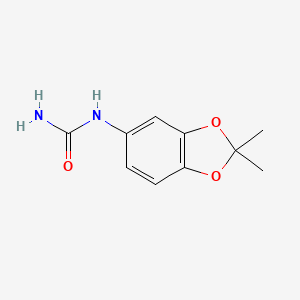 molecular formula C10H12N2O3 B11477127 N-(2,2-dimethyl-1,3-benzodioxol-5-yl)urea 