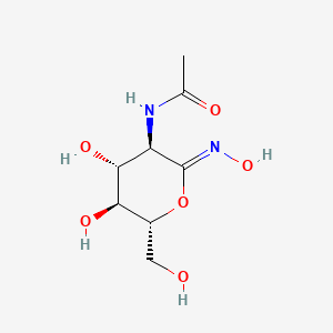 molecular formula C8H14N2O6 B1147713 N-[(2Z,3R,4R,5S,6R)-4,5-dihydroxy-2-hydroxyimino-6-(hydroxymethyl)oxan-3-yl]acetamide CAS No. 132152-76-2