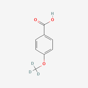 molecular formula C8H5D3O3 B1147722 4-甲氧基-d3-苯甲酸 CAS No. 27914-54-1