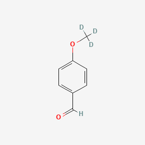 molecular formula C8H5D3O2 B1147726 4-甲氧基-D3-苯甲醛 CAS No. 342611-04-5