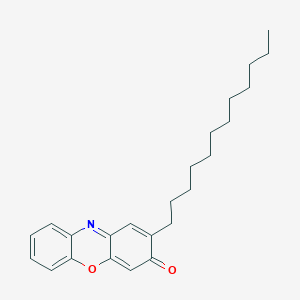 molecular formula C24H31NO3 B1147736 2-Dodecylphenoxazin-3-one CAS No. 147662-88-2