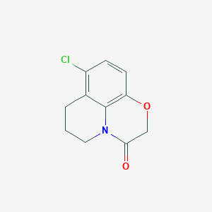 8-chloro-6,7-dihydro-5H-[1,4]oxazino[2,3,4-ij]quinolin-3(2H)-one