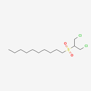 1-[(1,3-Dichloropropan-2-yl)sulfonyl]decane