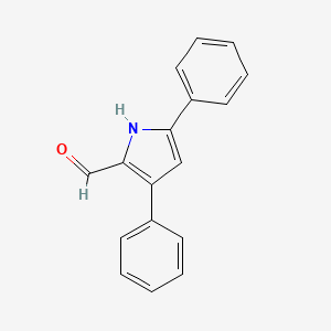 molecular formula C17H13NO B1147742 3,5-diphenyl-1H-pyrrole-2-carbaldehyde CAS No. 40872-77-3
