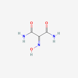 molecular formula C3H5N3O3 B11477463 Malonamide, 2-(hydroxyimino)- CAS No. 71721-66-9