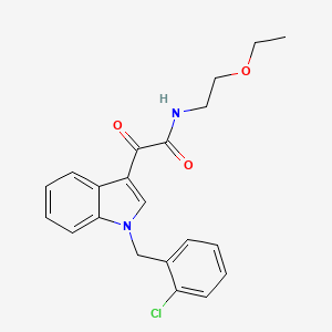 2-[1-(2-chlorobenzyl)-1H-indol-3-yl]-N-(2-ethoxyethyl)-2-oxoacetamide