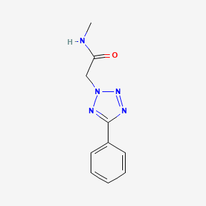 N-methyl-2-(5-phenyl-2H-tetrazol-2-yl)acetamide