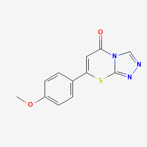 7-(4-methoxyphenyl)-5H-[1,2,4]triazolo[3,4-b][1,3]thiazin-5-one