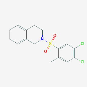 2-(4,5-Dichloro-2-methylbenzenesulfonyl)-1,2,3,4-tetrahydroisoquinoline