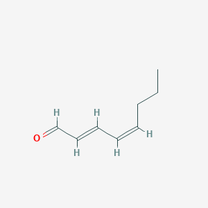 molecular formula C8H12O B1147788 2,4-Octadienal, (E,Z)- CAS No. 33819-10-2