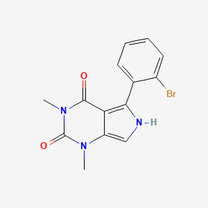 1H-Pyrrolo[3,4-d]pyrimidine-2,4(3H,6H)-dione, 5-(2-bromophenyl)-1,3-dimethyl-