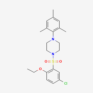 1-[(5-Chloro-2-ethoxyphenyl)sulfonyl]-4-mesitylpiperazine