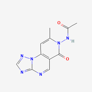 N-(8-methyl-6-oxopyrido[3,4-e][1,2,4]triazolo[1,5-a]pyrimidin-7(6H)-yl)acetamide