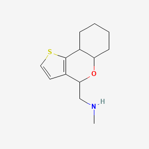 1-(5a,6,7,8,9,9a-hexahydro-4H-thieno[3,2-c]chromen-4-yl)-N-methylmethanamine