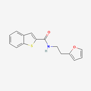 N-[2-(furan-2-yl)ethyl]-1-benzothiophene-2-carboxamide