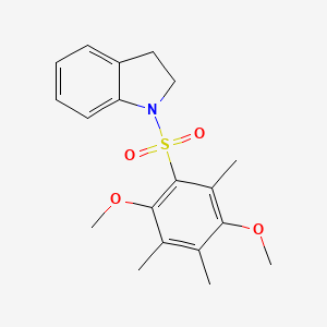 1-[(2,5-dimethoxy-3,4,6-trimethylphenyl)sulfonyl]-2,3-dihydro-1H-indole