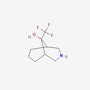 molecular formula C9 H14 F3 N O B1147812 9-(Trifluoromethyl)-3-azabicyclo[3.3.1]nonan-9-ol CAS No. 1251925-02-6