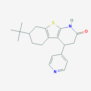 7-tert-butyl-4-(pyridin-4-yl)-3,4,5,6,7,8-hexahydro[1]benzothieno[2,3-b]pyridin-2(1H)-one