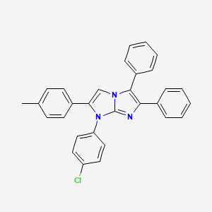 1-(4-chlorophenyl)-2-(4-methylphenyl)-5,6-diphenyl-1H-imidazo[1,2-a]imidazole