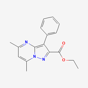 Ethyl 5,7-dimethyl-3-phenylpyrazolo[1,5-a]pyrimidine-2-carboxylate