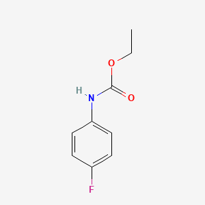 molecular formula C9H10FNO2 B11478468 Ethyl (4-fluorophenyl)carbamate CAS No. 457-77-2