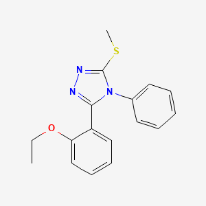 3-(2-ethoxyphenyl)-5-(methylsulfanyl)-4-phenyl-4H-1,2,4-triazole