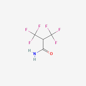 3,3,3-Trifluoro-2-(trifluoromethyl)propanamide