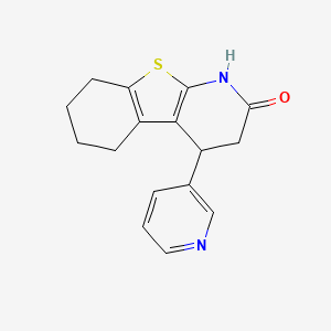 4-(3-pyridyl)-3,4,5,6,7,8-hexahydro[1]benzothieno[2,3-b]pyridin-2(1H)-one