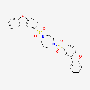 1,4-Bis(dibenzo[b,d]furan-2-ylsulfonyl)-1,4-diazepane