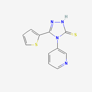 4-(pyridin-3-yl)-5-(thiophen-2-yl)-4H-1,2,4-triazole-3-thiol