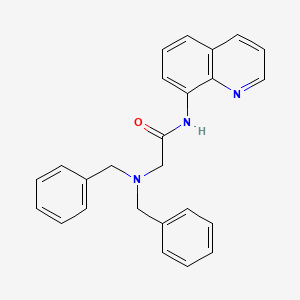 2-(Dibenzylamino)-N-(quinolin-8-YL)acetamide