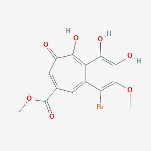 methyl 1-bromo-3,4,6-trihydroxy-2-methoxy-5-oxo-5H-benzo[7]annulene-8-carboxylate