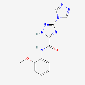 N-(2-methoxyphenyl)-2H-3,4'-bi-1,2,4-triazole-5-carboxamide