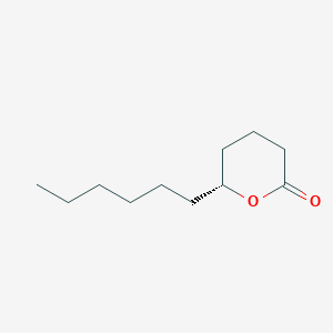 molecular formula C11H20O2 B1147927 (R)-6-Hexyltetrahydro-2H-pyran-2-one CAS No. 108861-12-7