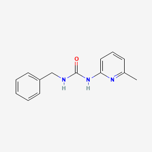 molecular formula C14H15N3O B11479422 1-Benzyl-3-(6-methylpyridin-2-yl)urea 