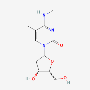 1-(2-deoxy-D-threo-pentofuranosyl)-5-methyl-4-(methylamino)pyrimidin-2(1H)-one