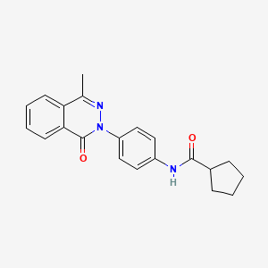 N-[4-(4-methyl-1-oxophthalazin-2(1H)-yl)phenyl]cyclopentanecarboxamide