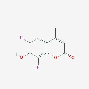 molecular formula C10H6F2O3 B1147971 6,8-Difluoro-7-hydroxy-4-methylcoumarin CAS No. 215868-23-8
