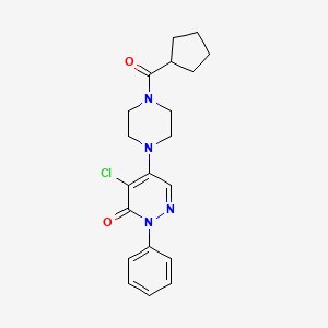 4-chloro-5-[4-(cyclopentylcarbonyl)piperazin-1-yl]-2-phenylpyridazin-3(2H)-one