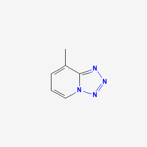 molecular formula C6H6N4 B11479886 Tetrazolo[1,5-a]pyridine, 8-methyl- CAS No. 6635-34-3