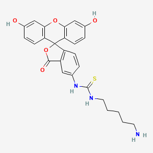 molecular formula C26H27Br2N3O5S B1147989 Fluorescein-Cadaverine Dihydrobromide CAS No. 786705-84-8