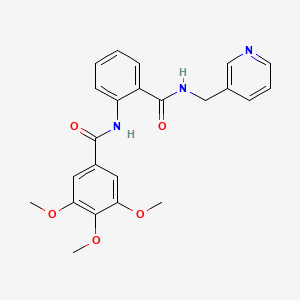 3,4,5-Trimethoxy-N-{2-[(pyridin-3-ylmethyl)-carbamoyl]-phenyl}-benzamide