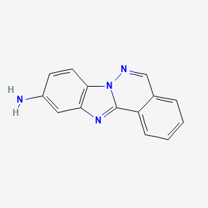 molecular formula C14H10N4 B11479968 Benzimidazo[2,1-a]phthalazin-10-amine 