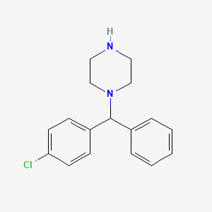 molecular formula C17H19ClN2 B1148006 1-(4-Chlorobenzhydryl)piperazine CAS No. 130018-88-1