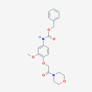 Benzyl {3-methoxy-4-[2-(morpholin-4-yl)-2-oxoethoxy]phenyl}carbamate