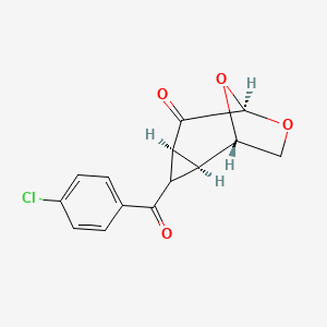 (1S,2S,4S,6R)-3-(4-chlorobenzoyl)-7,9-dioxatricyclo[4.2.1.0~2,4~]nonan-5-one