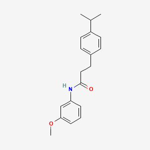 N-(3-methoxyphenyl)-3-[4-(propan-2-yl)phenyl]propanamide