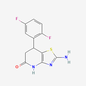 2-amino-7-(2,5-difluorophenyl)-6,7-dihydro[1,3]thiazolo[4,5-b]pyridin-5(4H)-one